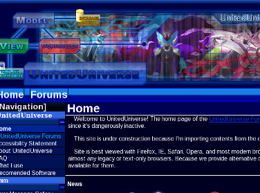 Screenshot of  UnitedUniverse