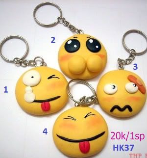 Móc dt.móc khóa bằng đất sét