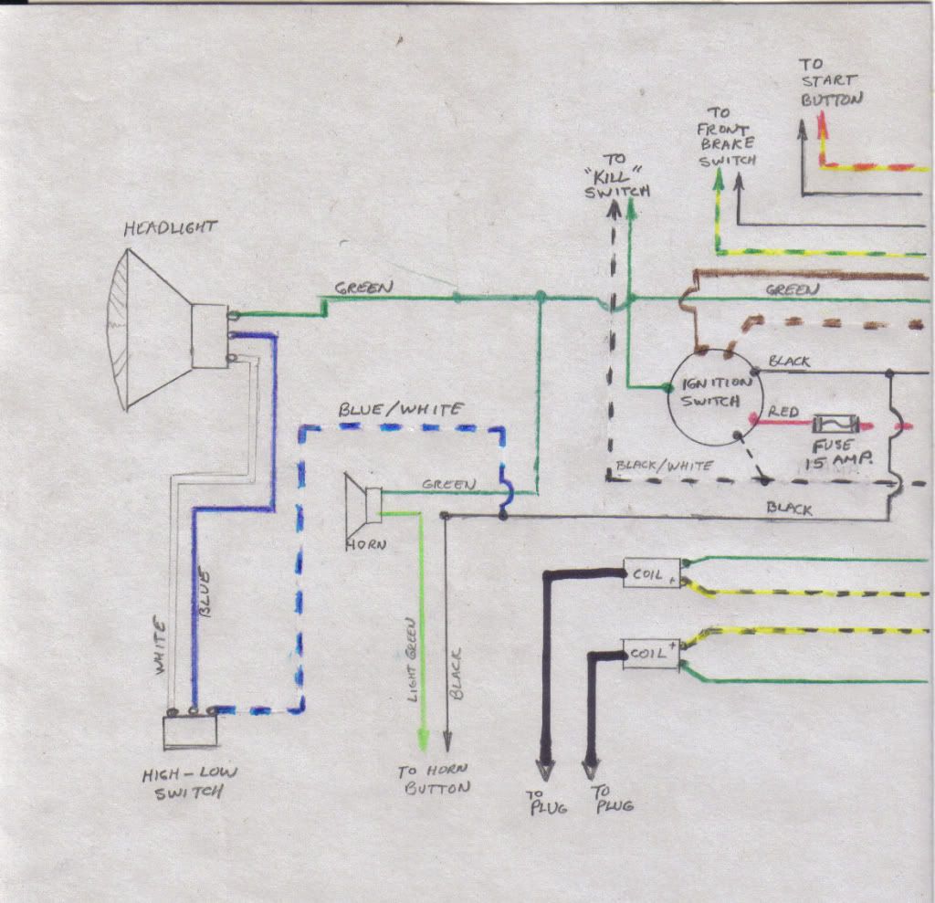 1985 Honda rebel 250 wiring diagram #1
