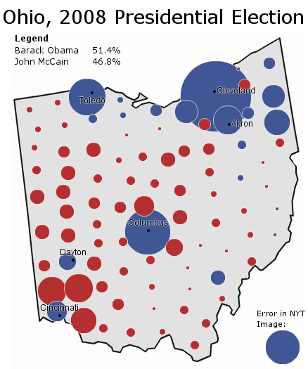 Maps of Ohio Elections
