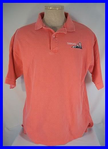 Details about Target Employee Uniform Shirt Polo Peach Adult Large