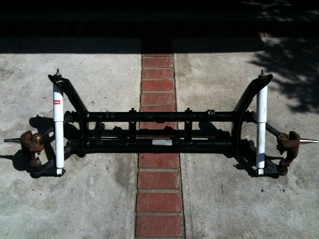 Lowered Balljoint beam and CB Performance dropped spindles VW Vortex