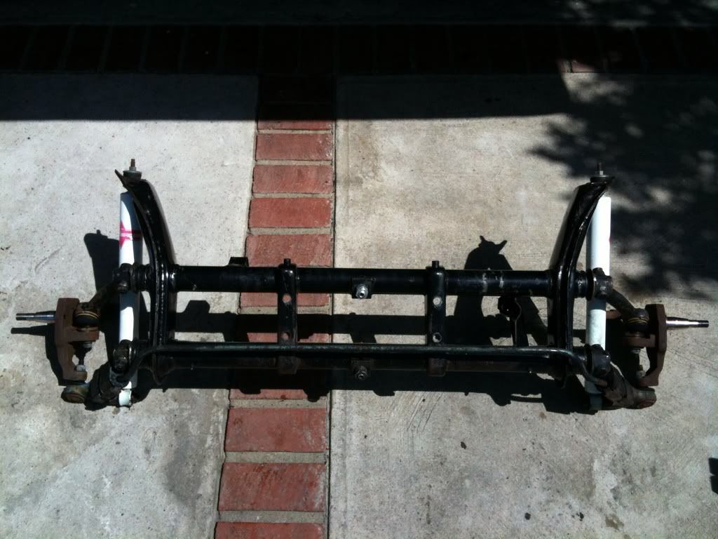 Lowered Balljoint beam and CB Performance dropped spindles VW Vortex