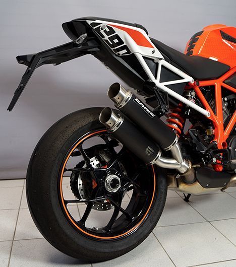 NEW R/&G Racing Auspuff Protektor KTM Super Duke 1290 R 2014 Exhaust Protector