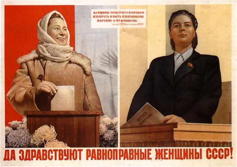 equalty soviet women russia