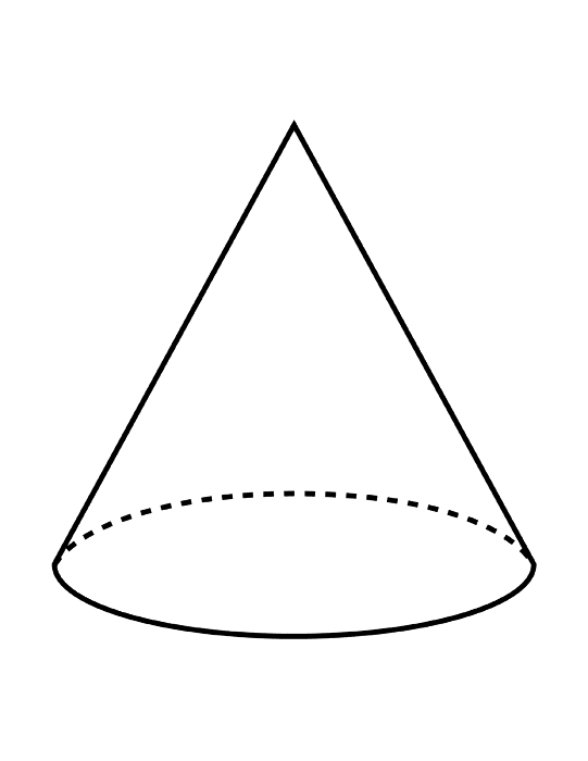 conical shape