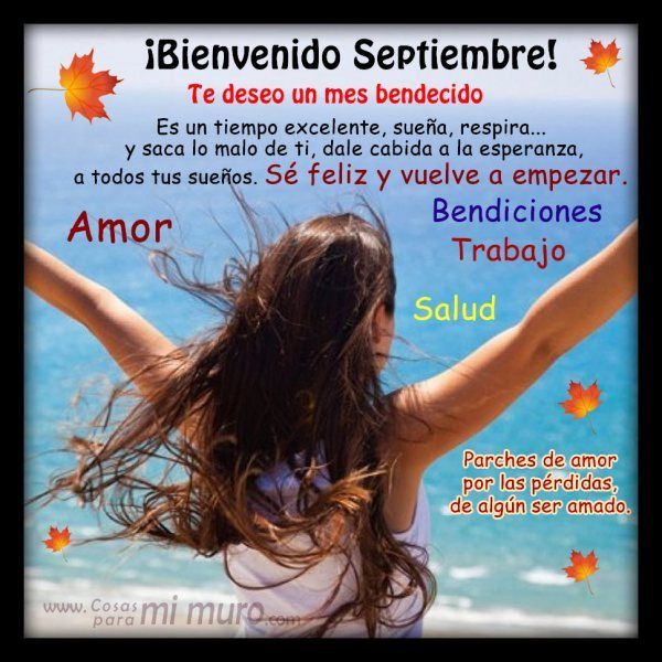 BIENVENIDO SEPTIEMBRE - MI MUNDO SOÑADO - Gabitos