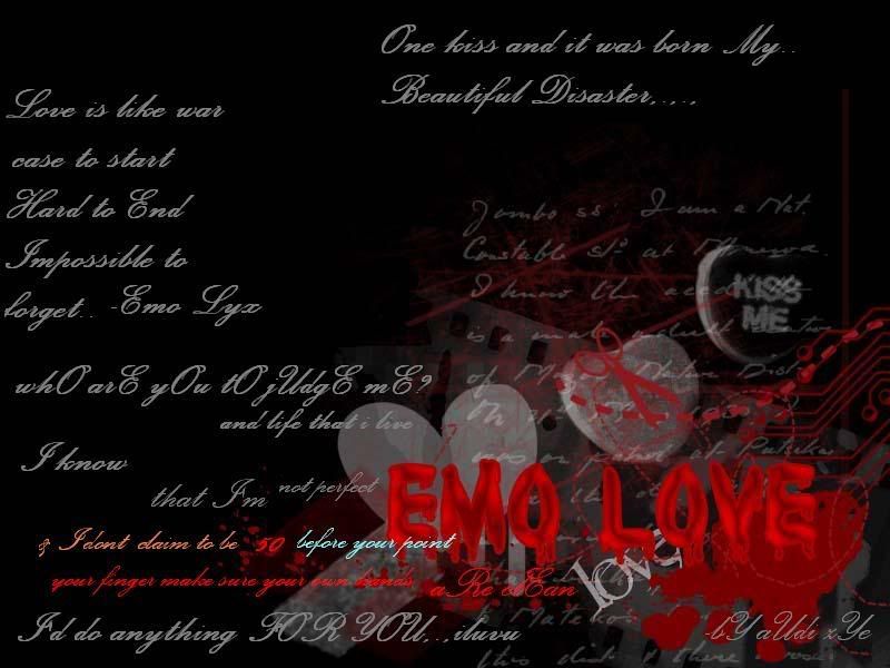 sad emo love wallpaper. sad emo love pictures.