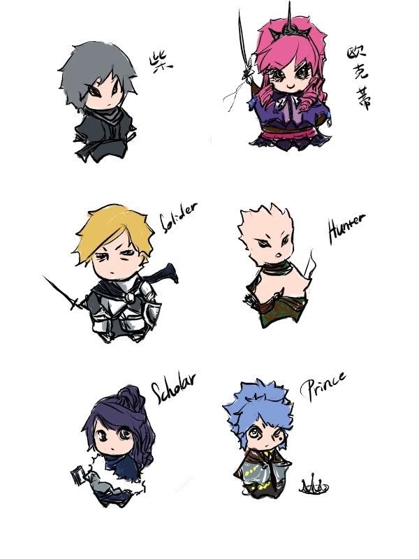 柴&okkity&軍人&獵人&學者&王子