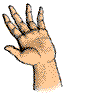 waving hand representation