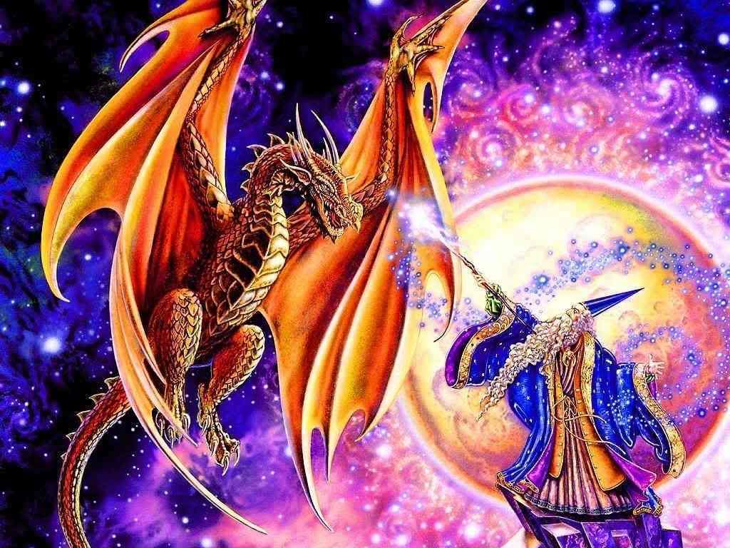 Dragon Vs. Wizard Pictures, Images and Photos