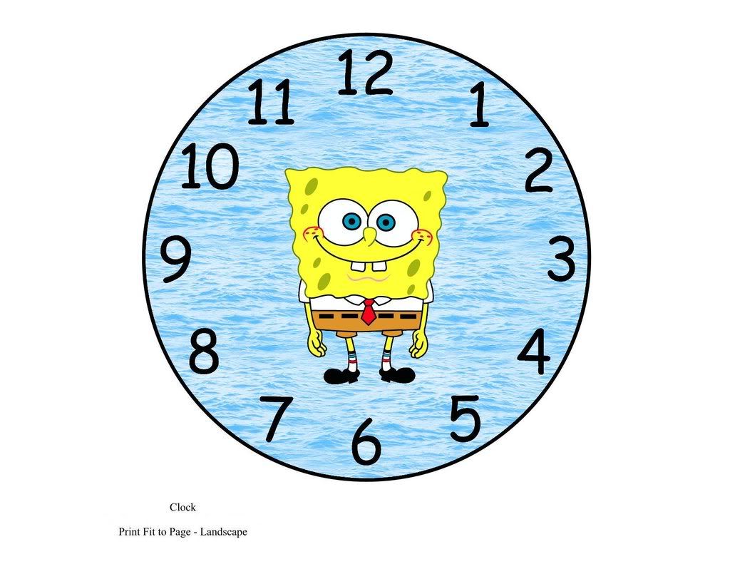 clocksspongebob clock
