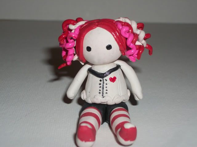This is my mini Emilie Autumn sculpture made out of Polymer clay