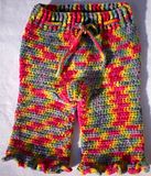 Fruit Loops Crocheted Capris~L/XL