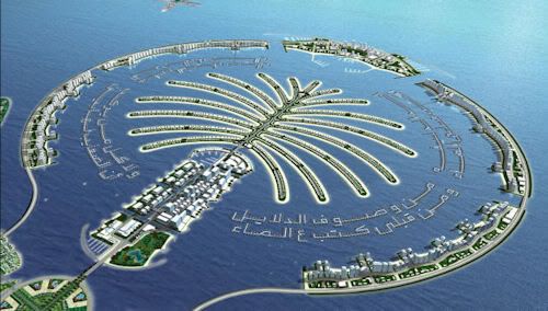 Dubai+islands+map