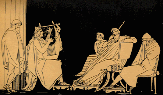Odysseus and Demodocus