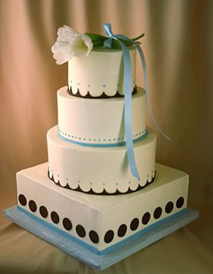  Blue And Brown Wedding Cakes