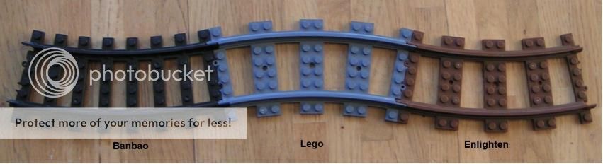 Clone brick Tain track Vs lego train track Tracks-1